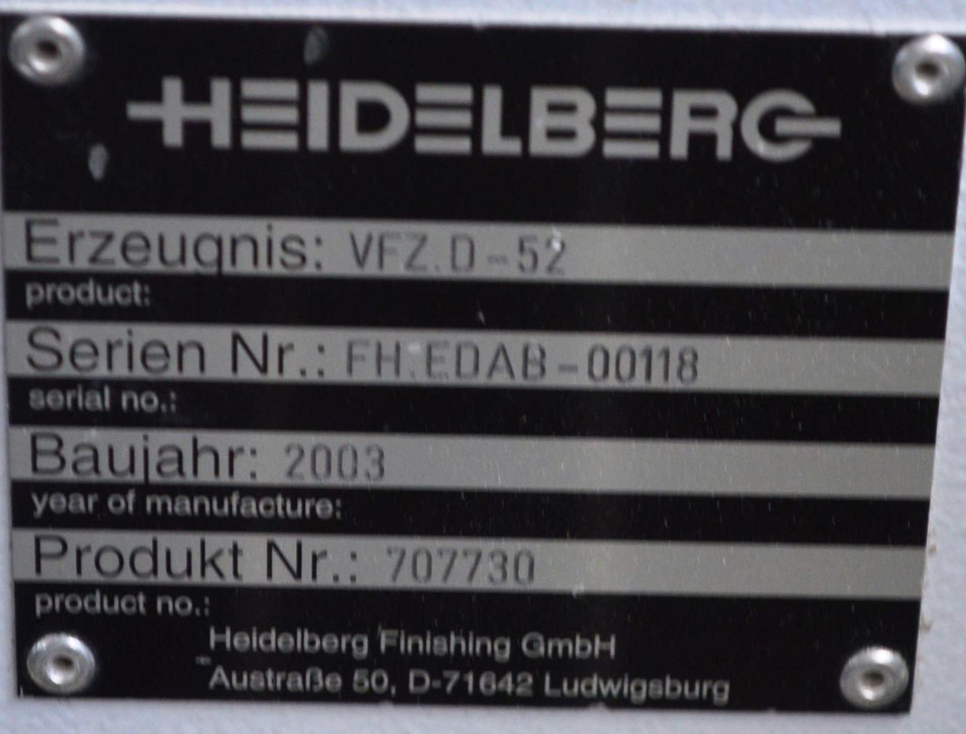 Heidelberg 32 p.p TD78-6-4-4 STAHLFOLDER LINE, with RD-78 feeder, serial no. FH.FAEA-00106, 1.TD- - Image 16 of 16