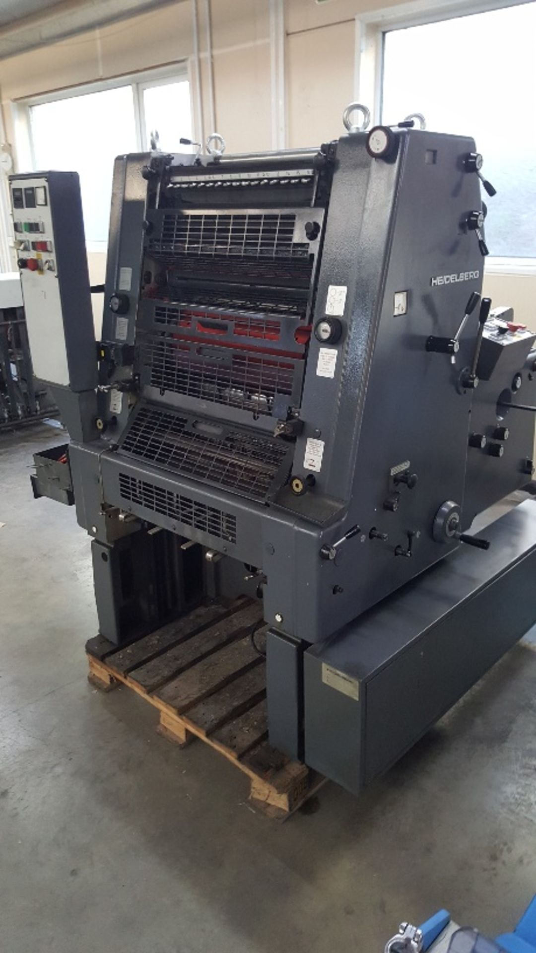 Heidelberg GTO52, serial no. 705312, year of manufacture 1991, circa 14 million impressions,