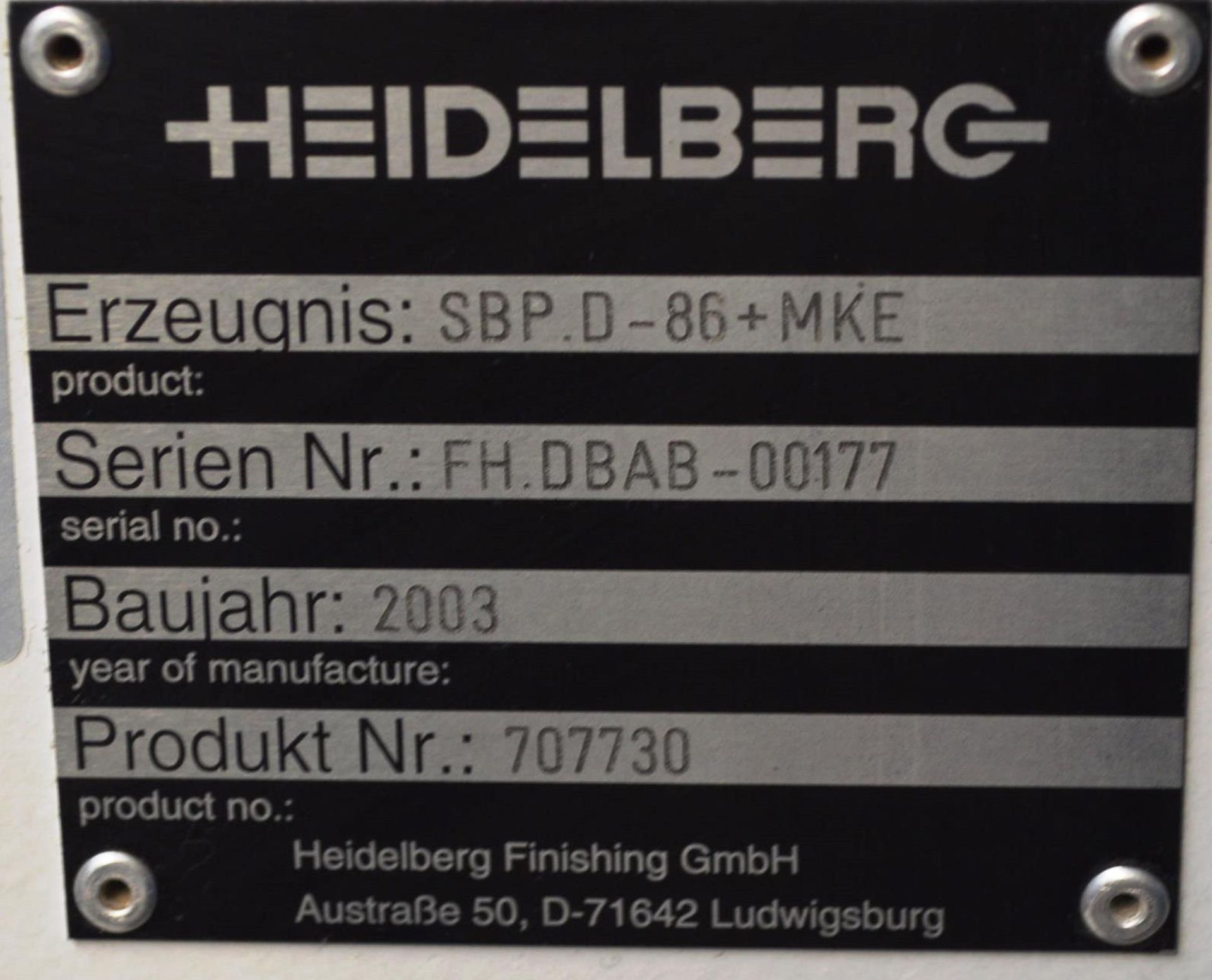 Heidelberg 32 p.p TD78-6-4-4 STAHLFOLDER LINE, with RD-78 feeder, serial no. FH.FAEA-00106, 1.TD- - Image 14 of 16