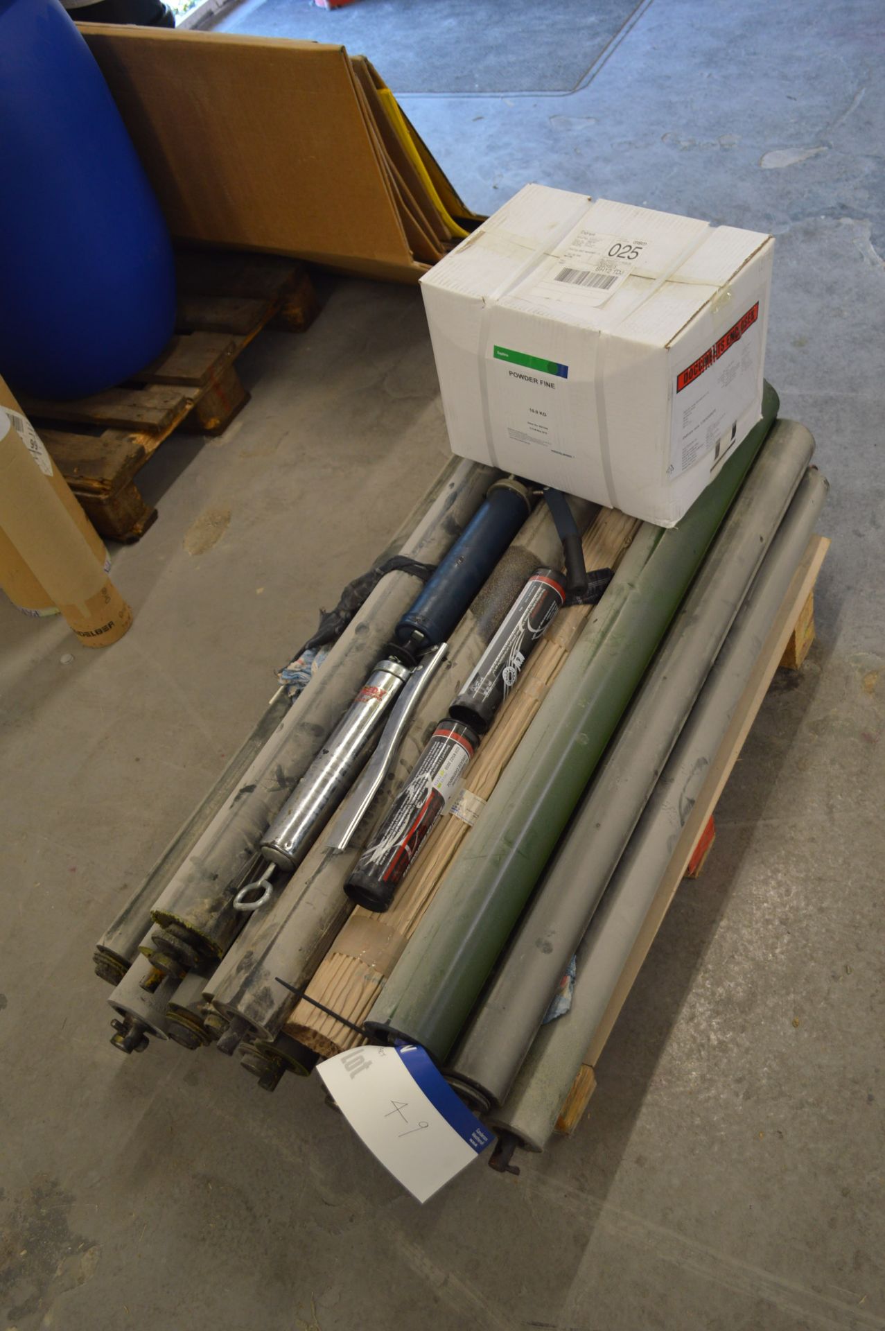 Assorted Rollers (understood to be suitable for XL105 Press), approx. seven re-covered * PLEASE NOTE - Bild 2 aus 2