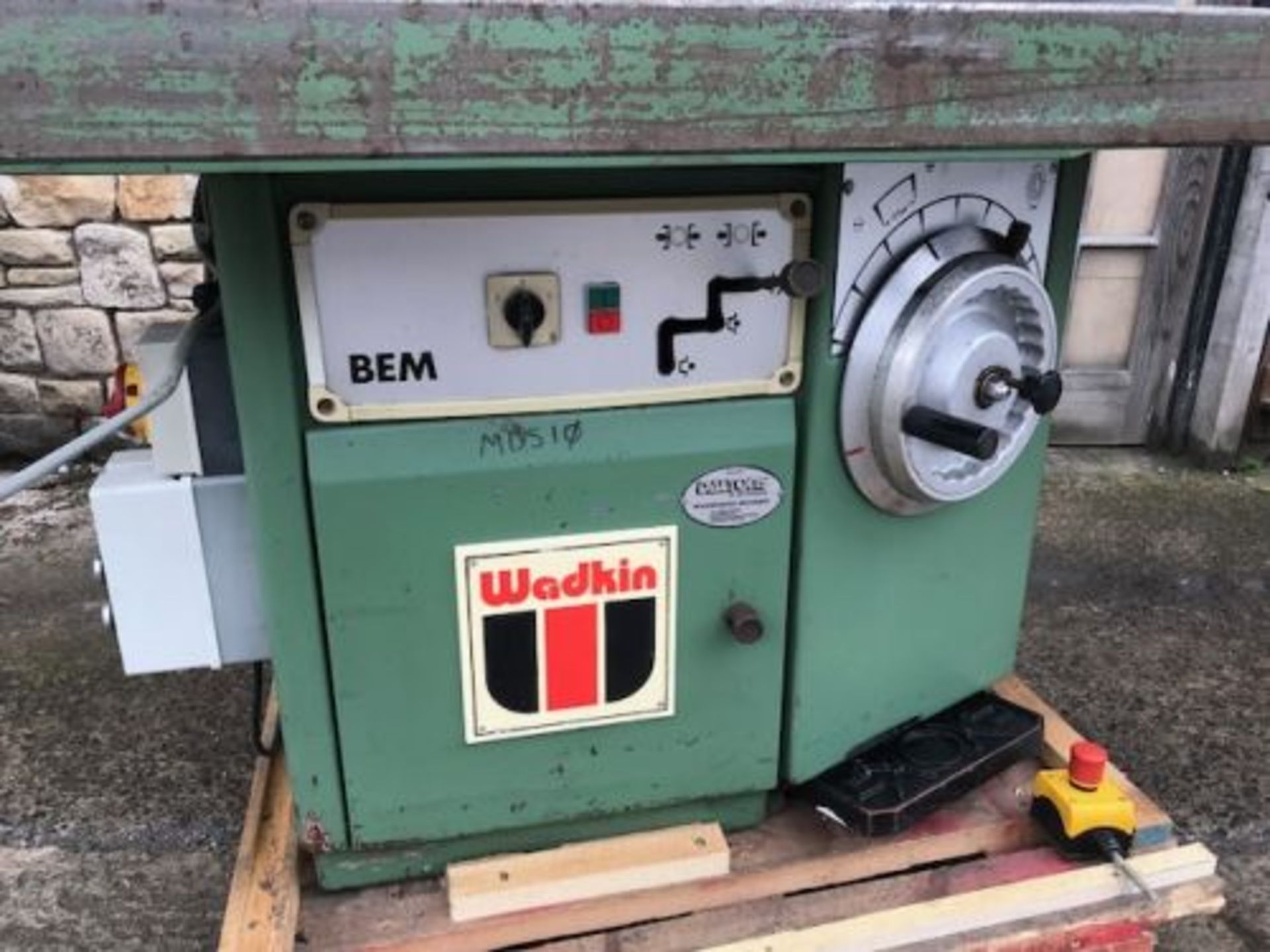 Wadkin BEM Spindle Moulder, machine no 891536, wit - Bild 2 aus 12