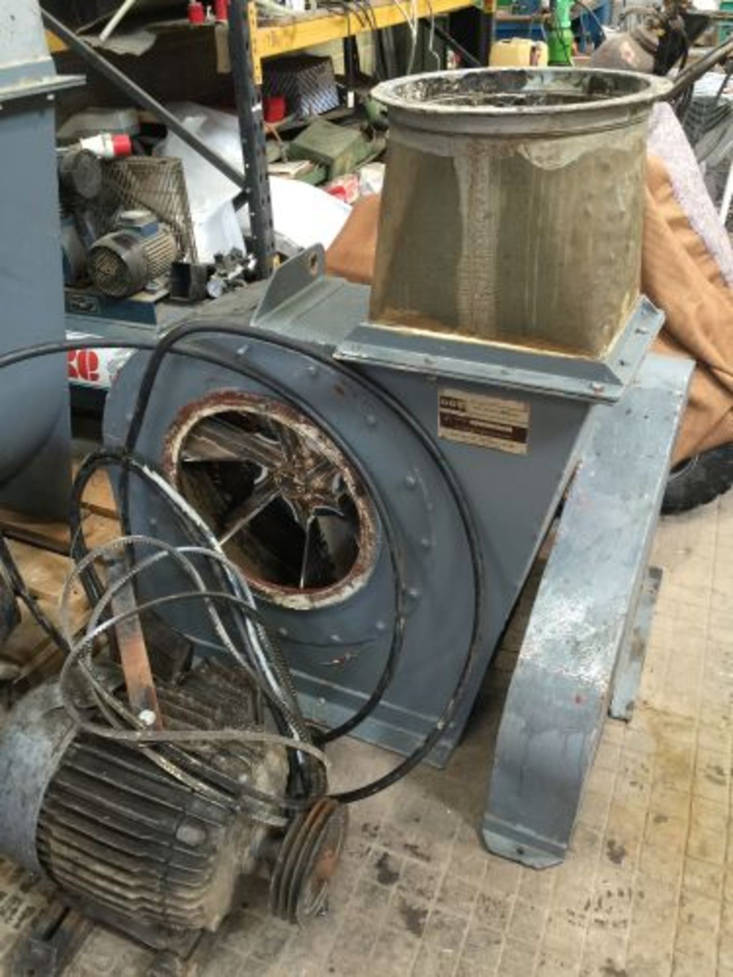 Extraction Fan, with 15hp motor