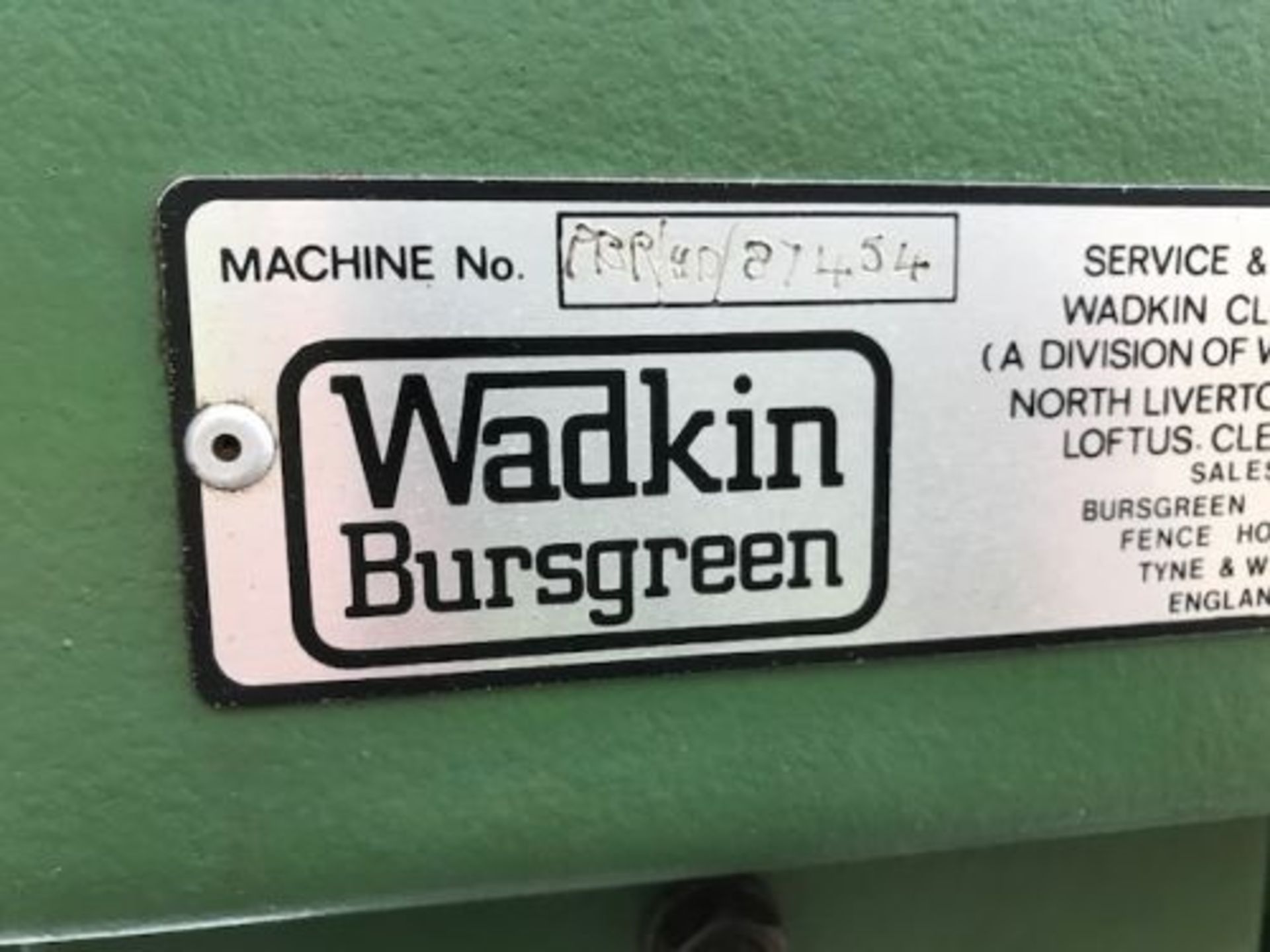 Wadkin PBR/HD Band Resaw, with extension bed and b - Bild 7 aus 11