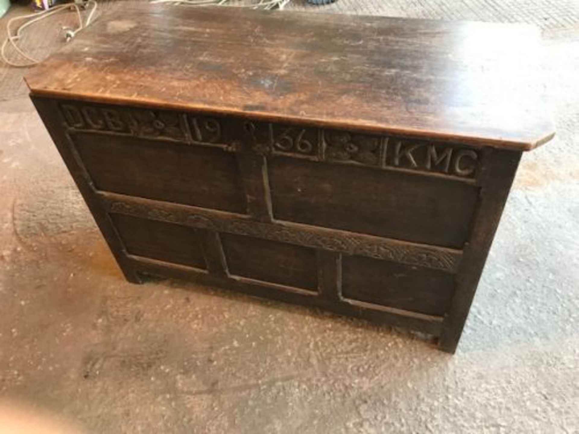 Old Bedding Box (engraved DCB 1966 KMC)