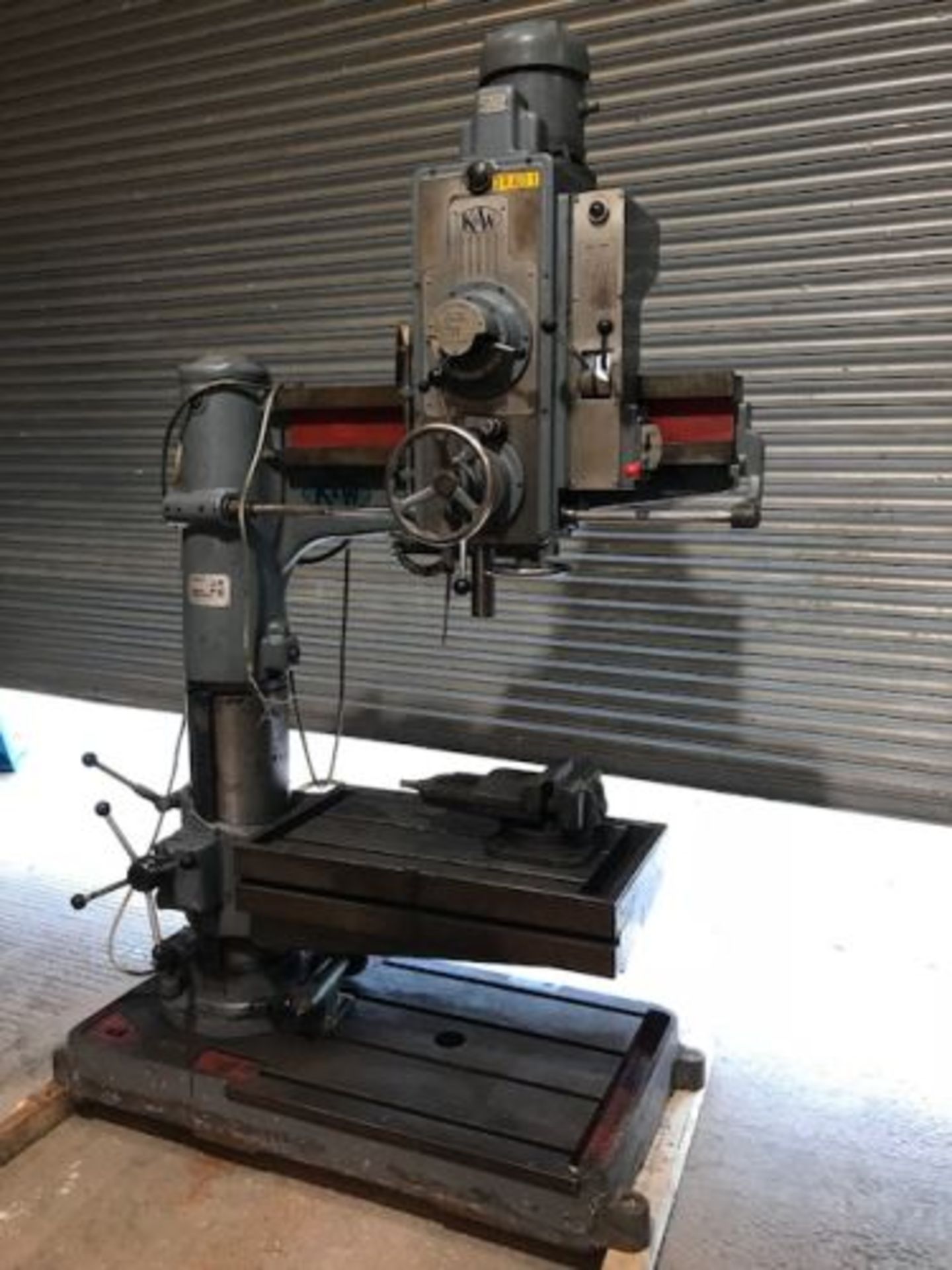 Kitchen & Wade T9 Radial Arm Drill, serial no. 215 - Bild 2 aus 11