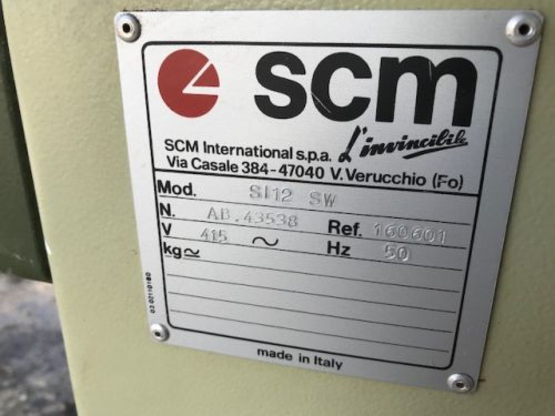 SCM SI 12 Invincible Panel Saw, with 4kW motor - Image 5 of 8