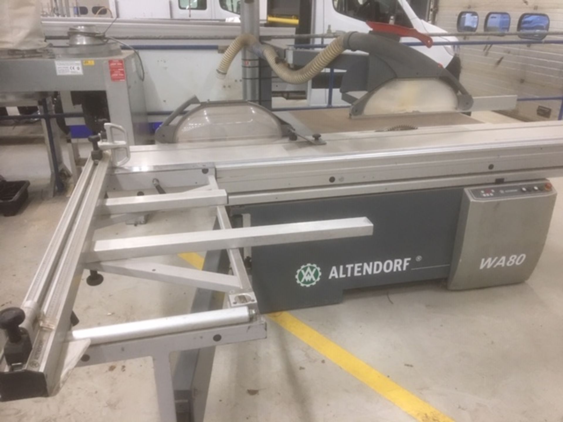 Altendorf WA 80 SLIDING PANEL SAW, year of manufacture 2011 (vendors comments - machine purchased in - Image 3 of 6