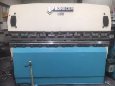 Promicam RG 80-25 80 Tonne x 2500mm Brake, with auto gauge back stop system (vendors comments -