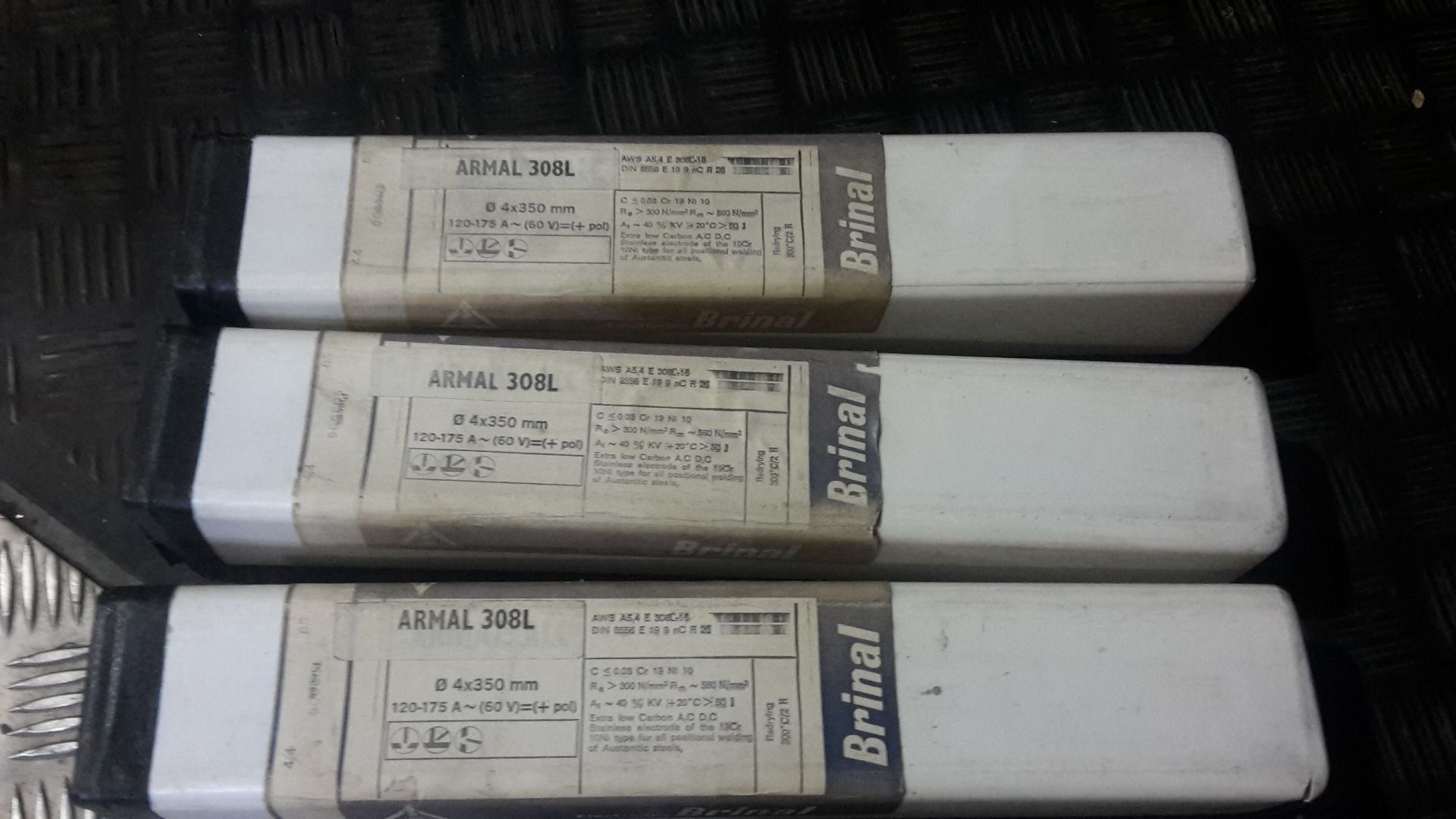 Armal 308-4.00mm x 4.4kg x 3 packets, stainless steel electrodes