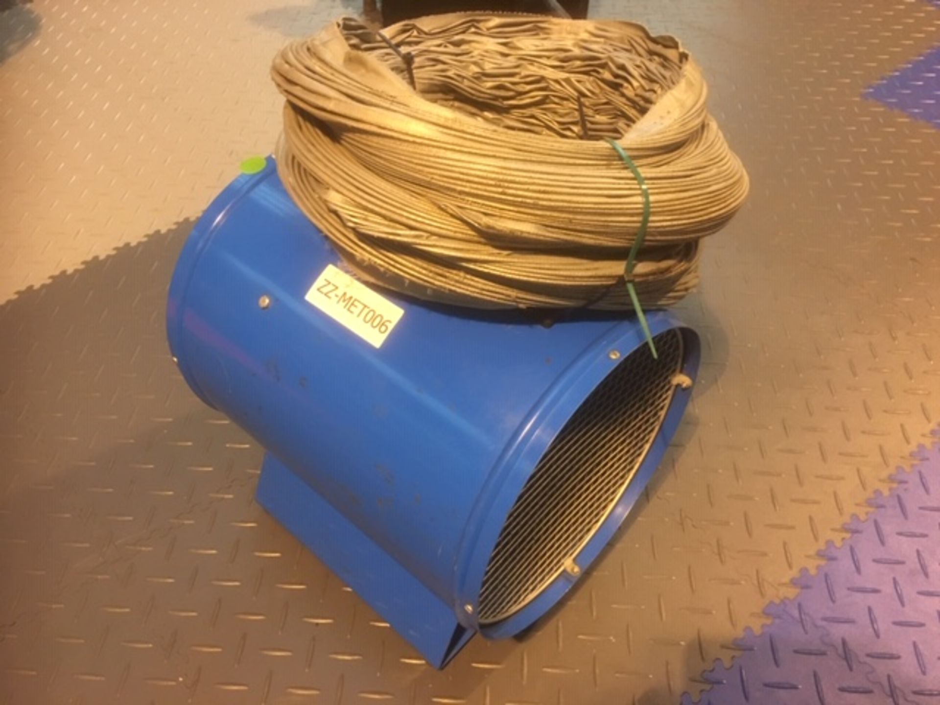Portable 300mm Dia. Fume Extraction Fan, 110V (Ex Demonstration - As New)