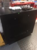 Computer Server Cabinet, with routers (vendors comments - all keys with it, all routers working at