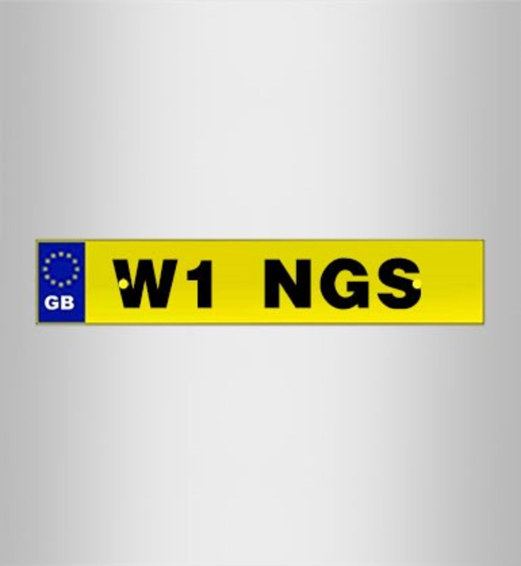 W1 NGS - Cherished Registration Number