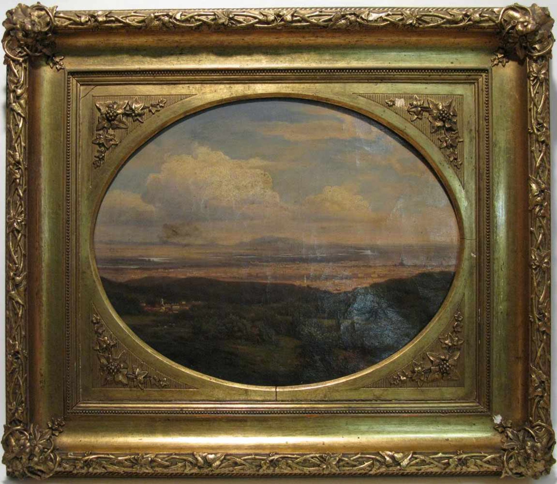 Bigeard, E. um 1864 Bigeard, E., um 1864 Blick auf eine Stadt Öl/Lwd. 32 x 41 cm. L. u. signiert und