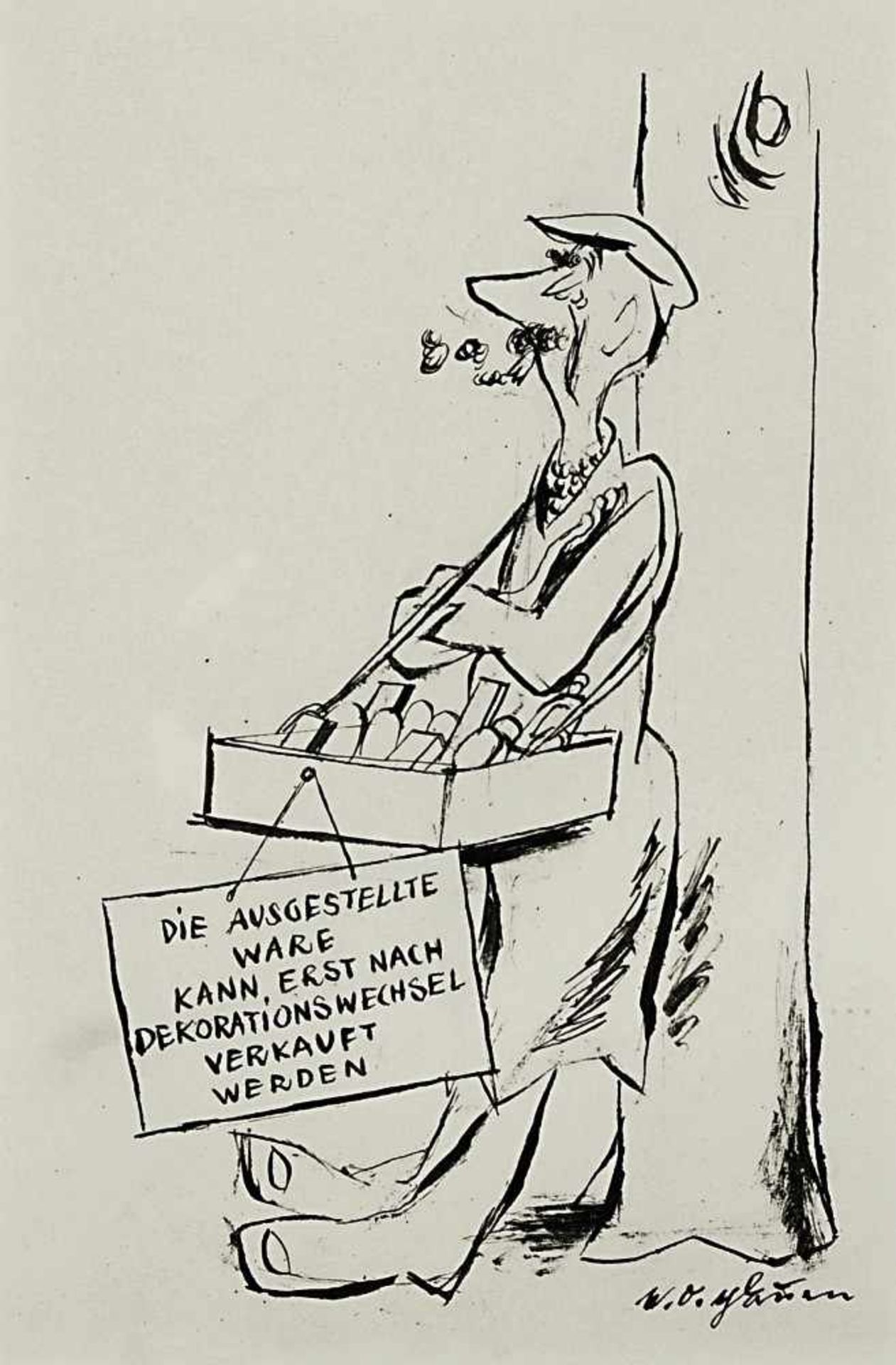 Plauen (eigentlich Erich Ohser), E. O. 1903 Untergettengrün - 1944 Berlin Verkaufskultur