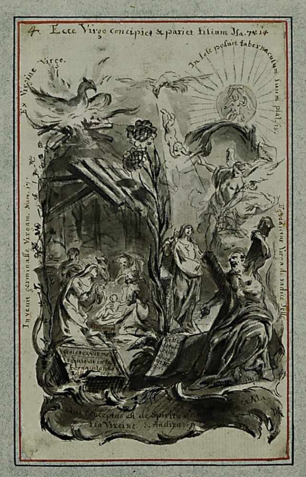 Christ, Joseph 1732 Winterstetten - 1788 Augsburg, zugeschrieben Anbetung der Hirten mit Mariä
