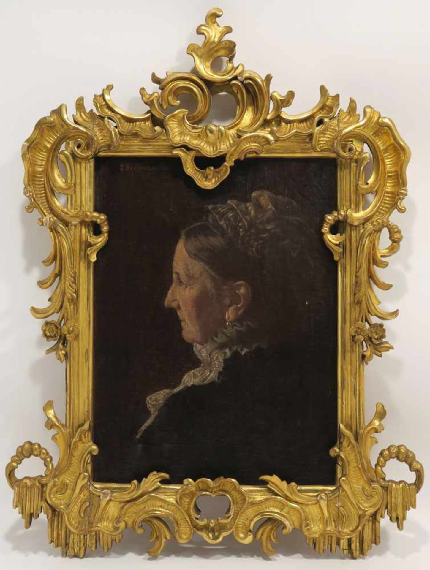 Bregenzer, Gustav1850 Sigmaringen - 1919 ebd.Portrait einer alten DameÖl/Lwd. 36 x 26 cm. L. o.