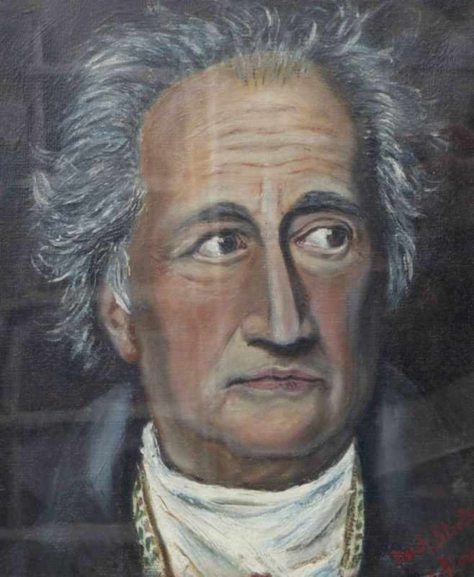 Stieler, Joseph Karl - Kopie nach Johann Wolfgang von Goethe Ausschnitt nach dem 1828 von König