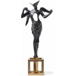 Dalí, Salvador Surrealistischer Engel - 1983 (Figueras 1904-1989 ebd.) Bronze, dunkel patiniert,