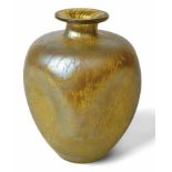 Vase "candia papillon" Johann Loetz Witwe, Klostermühle - um 1900 Bauchige Form mit auf vier