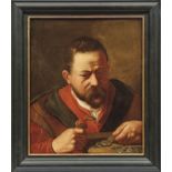 Niederländischer Portraitmaler des 17. Jahrhunderts Bildnis eines Geldwechslers Öl/Lwd., doubl. 50,5