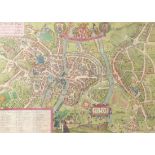 Bamberg "Bambergae Episcopalis in Franconiae urbis celeberrimae typus, ad vivum quasi efformatus" Im