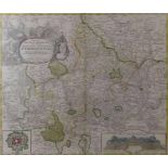 Homann, Johann Baptist Landkarte des Bistums Würzburg (Kammlach 1664-1724 Nürnberg) "Ducatus