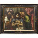 Italienischer Meister des fr. 17. Jahrhunderts Ecce Homo Öl/Lwd., doubl. 76,5 x 101 cm. - Das Werk