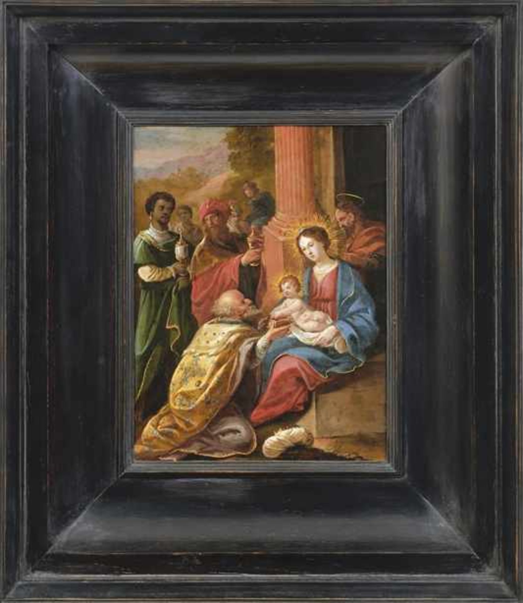 Francken, Hieronymus II (Attrib.) Anbetung des Jesuskindes durch die Heiligen Drei Könige (Antwerpen