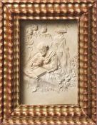 Heiliger Petrus und Heilige Maria Magdalena 2. H. 18. Jh. Hochrechteckige Relieftafeln mit