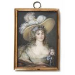 Vaslet of Bath, Lewis (Attrib.) Bildnis einer jungen Dame (1742-1808) Rechteckiger Bildausschnitt,