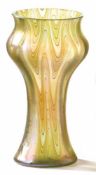 Kleine Vase Johann Loetz Witwe, Klostermühle - um 1900 Farbloses Glas. Dekor Phänomen mit