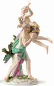 Raub der Proserpina Meissen, um 1750 Bewegte Figurengruppe auf mit Rocaillen geziertem Sockel mit