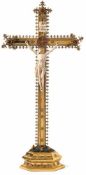 Diessl, Anton Sehr feines Historismus-Kruzifix (1837-1918, Königl. Hoflieferant, Drechsler und
