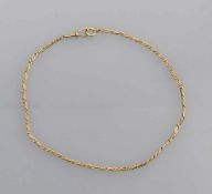 Uhrenkette20. Jh.Gold 14 ct. L. 38,5 cm, 15 g.