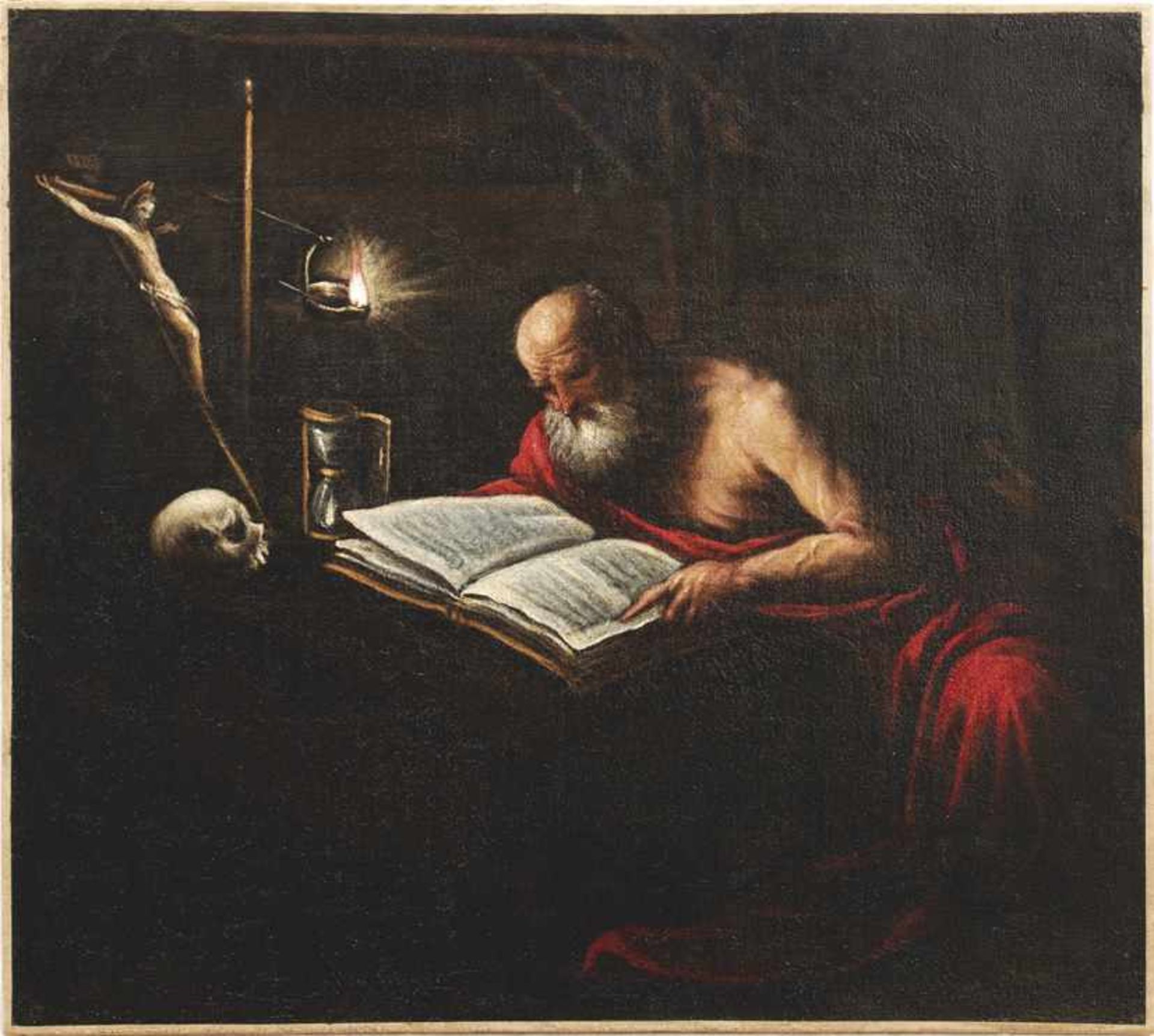 Bassano, Leandro (Attrib.)Der heilige Hieronymus(Bassano del Grappa 1557-1622 Venedig) Venedig,