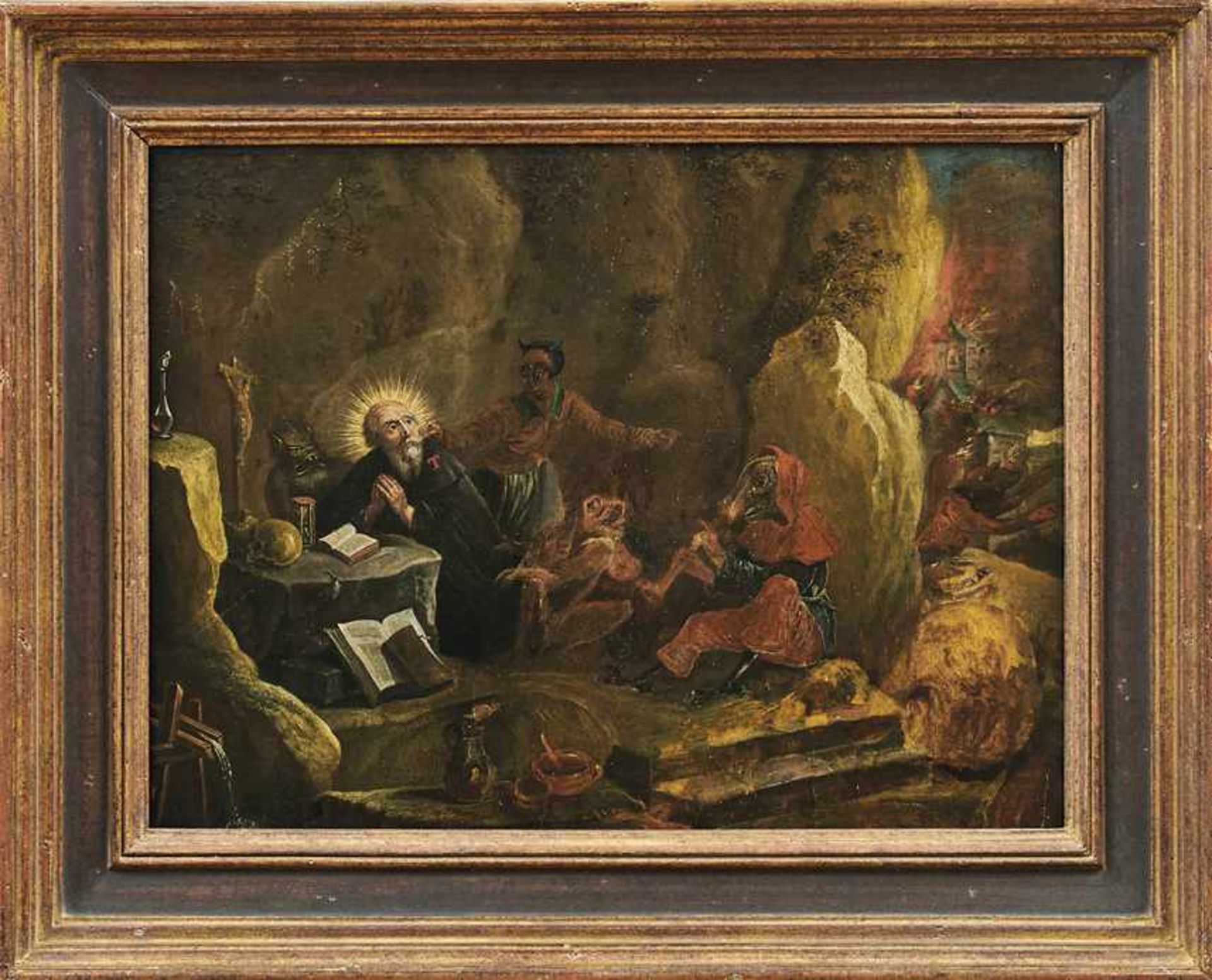 Teniers, David d.J. - Kopie nachDie Versuchung des heiligen AntoniusFlämischer Maler der 2. Hälfte