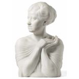 Bagdons, FriedrichBüste einer Frau(Kowarren 1878-1937 Dortmund) Vollrund gestaltete Büste einer Dame
