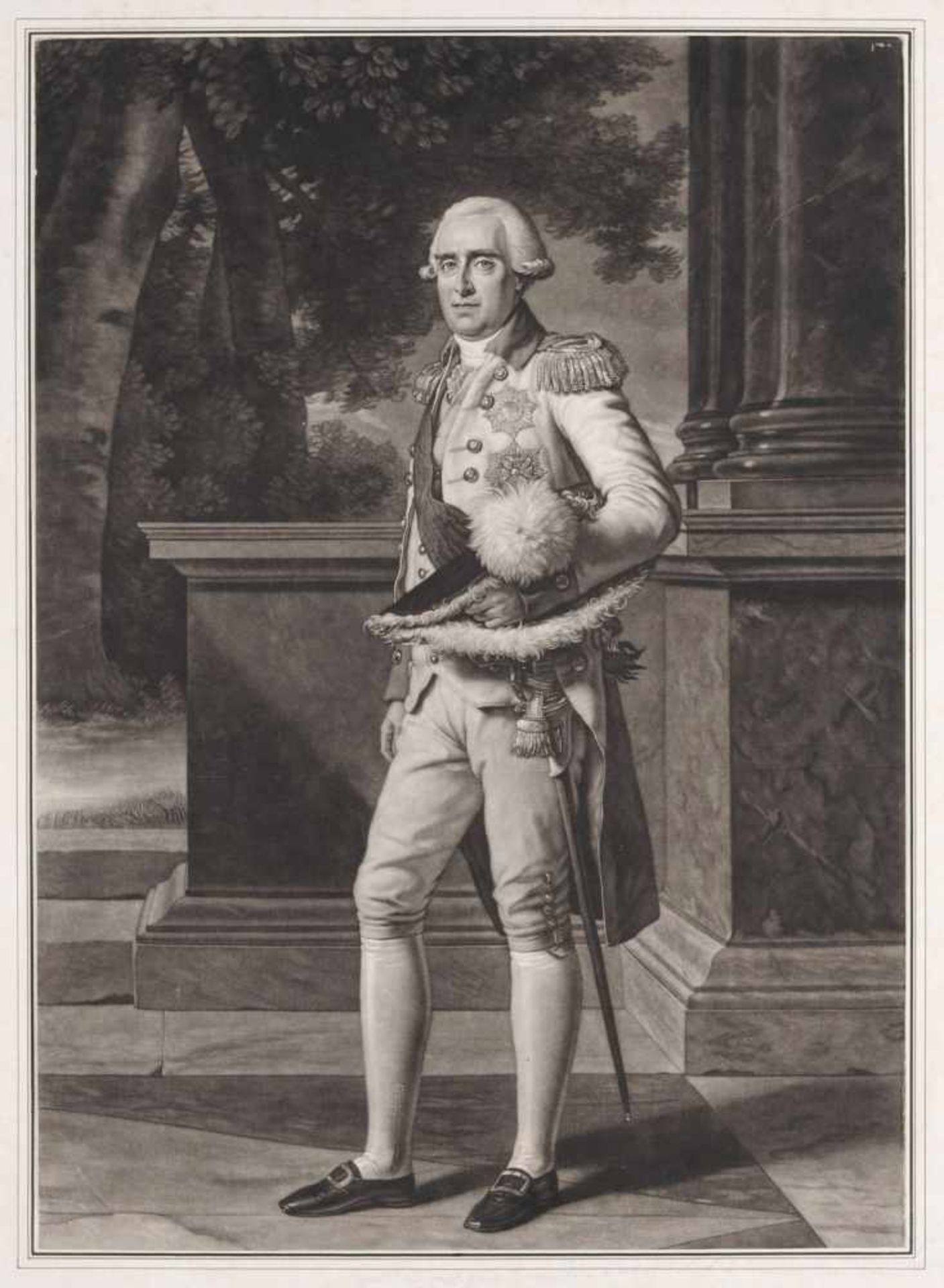 William Dickinson, Bildnis Friedrich August I. 1811. William Dickinson 1746 London  1823