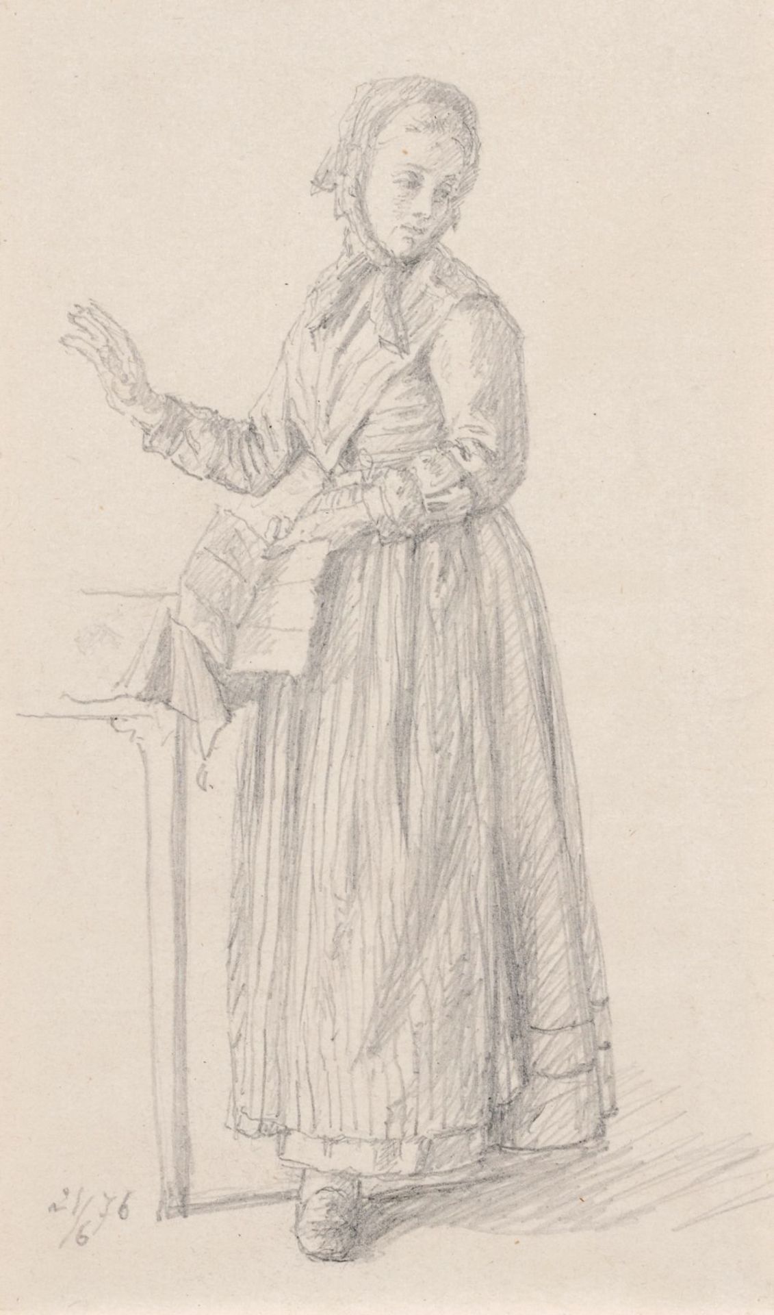 Oscar von Alvensleben (zugeschr.), Sechs Figurenstudien. 1862-1883. Oscar von Alvensleben 1831 - Bild 3 aus 6
