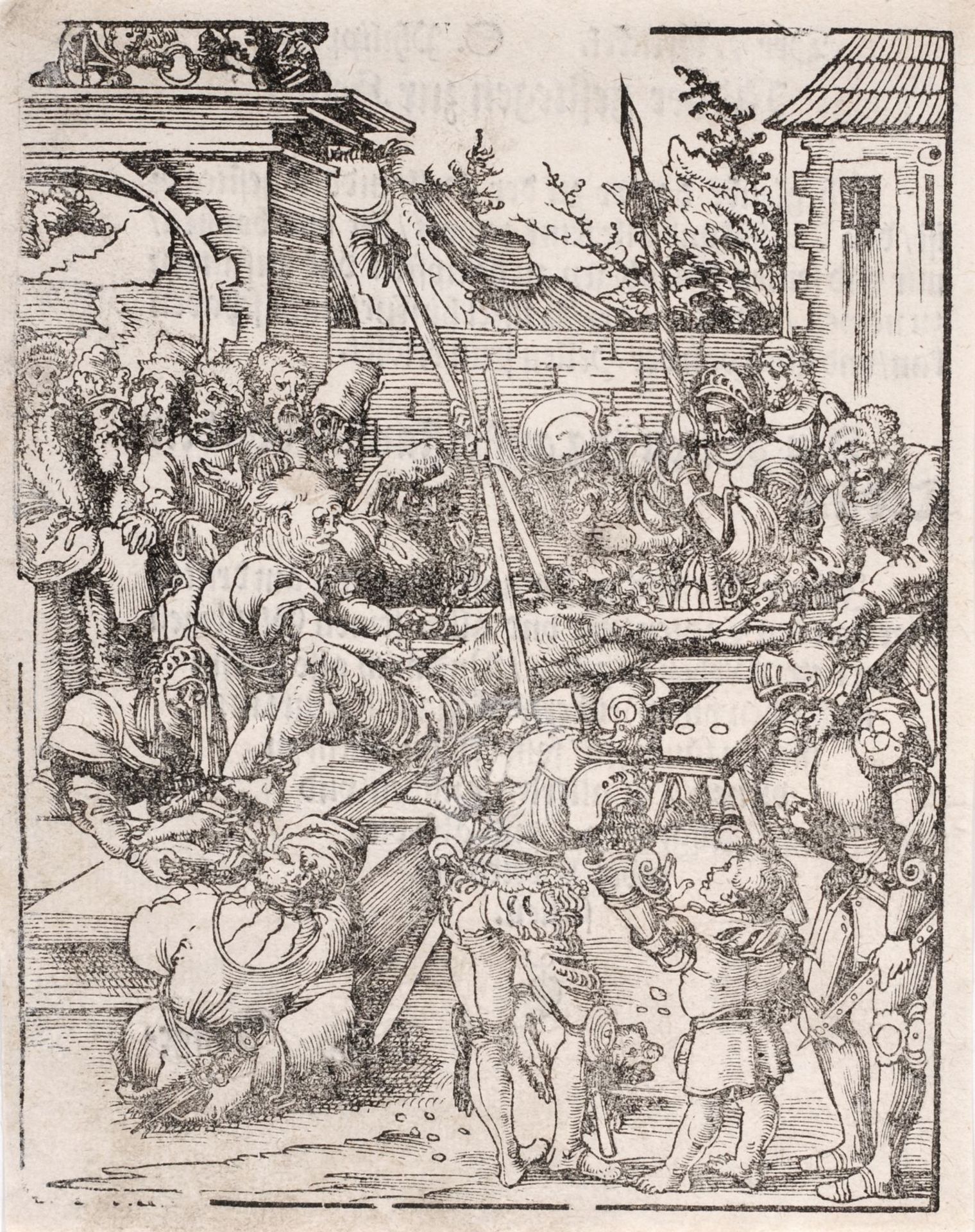 Lucas Cranach d.Ä. "Das Martyrium der zwölf Apostel". 1512. Lucas Cranach d.Ä. 1472 Kronach  1553 - Image 11 of 24