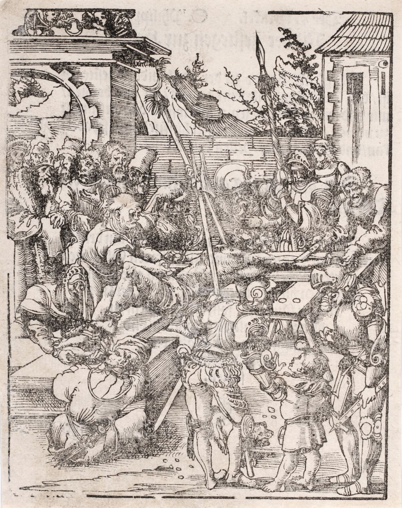 Lucas Cranach d.Ä. "Das Martyrium der zwölf Apostel". 1512. Lucas Cranach d.Ä. 1472 Kronach  1553 - Bild 11 aus 24