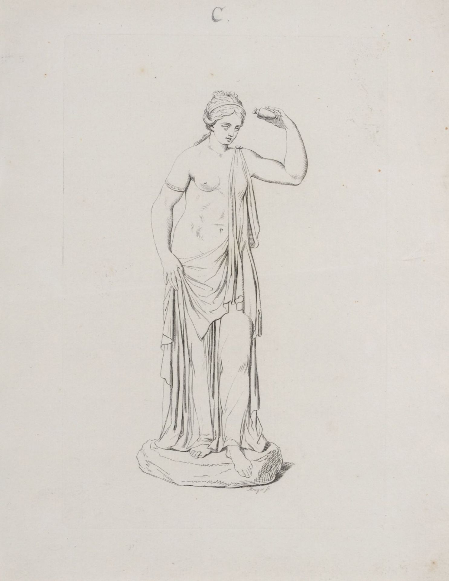 Ephraim Gottlieb Krüger und J. G. Seiffert, Konvolut von 22 Kupferstichen nach antiken Skulpturen. - Image 2 of 9