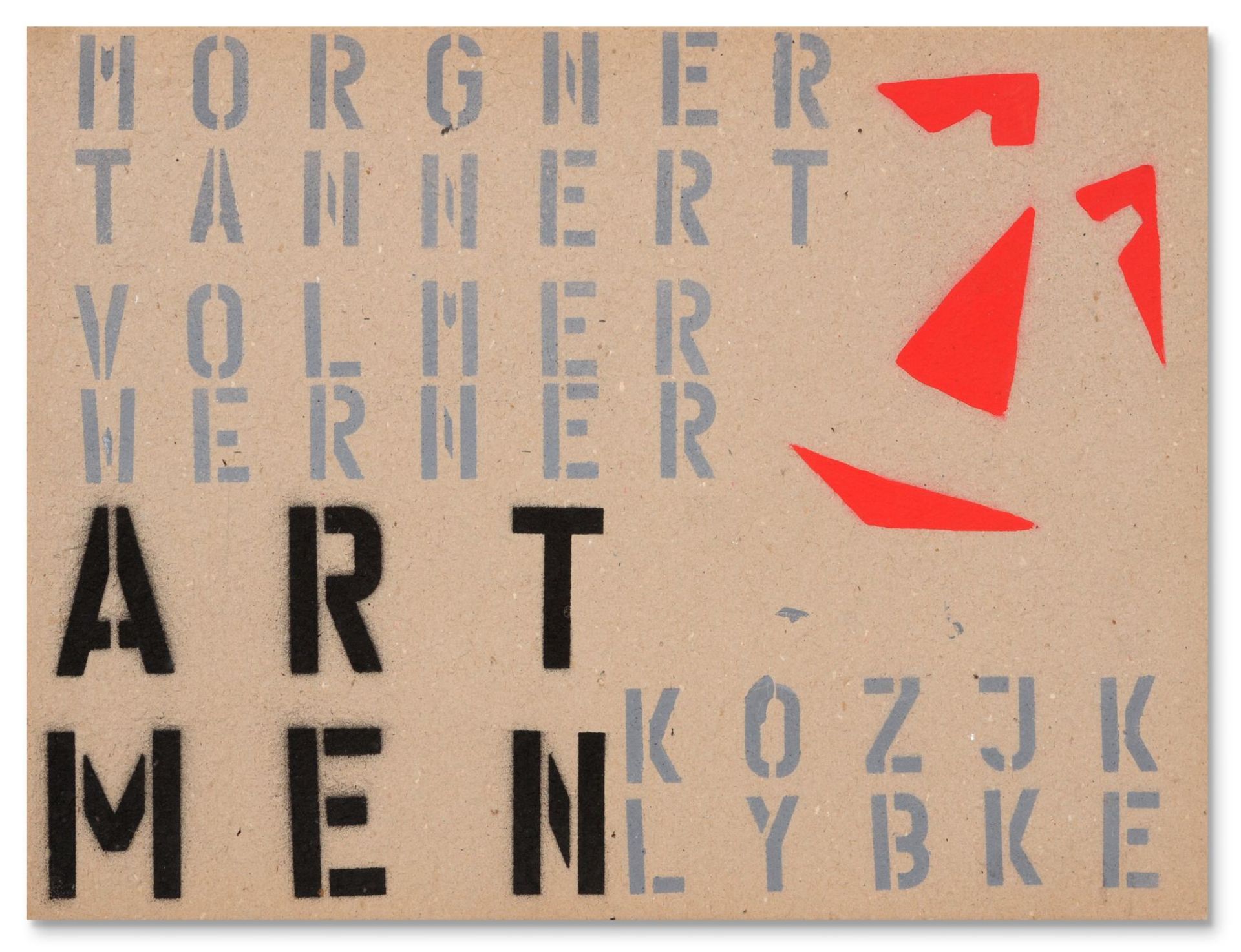 Klaus Süß "ART MEN Morgner-Tannert-Volmer- Werner-Kozik-Lybke". 1989. Klaus Süß 1951 Crottendorf/ - Bild 4 aus 7