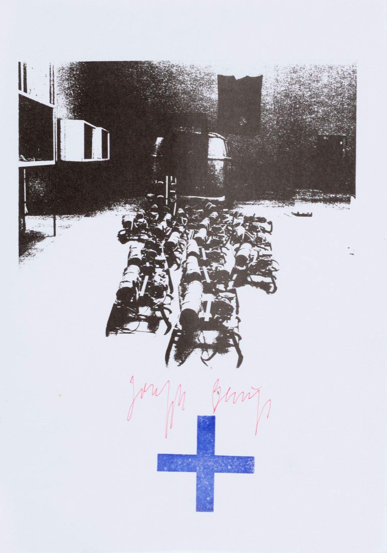 Joseph Beuys, Drei Autographen. 1980er Jahre. Joseph Beuys 1921 Krefeld  1986 DüsseldorfFotokopie - Bild 2 aus 4