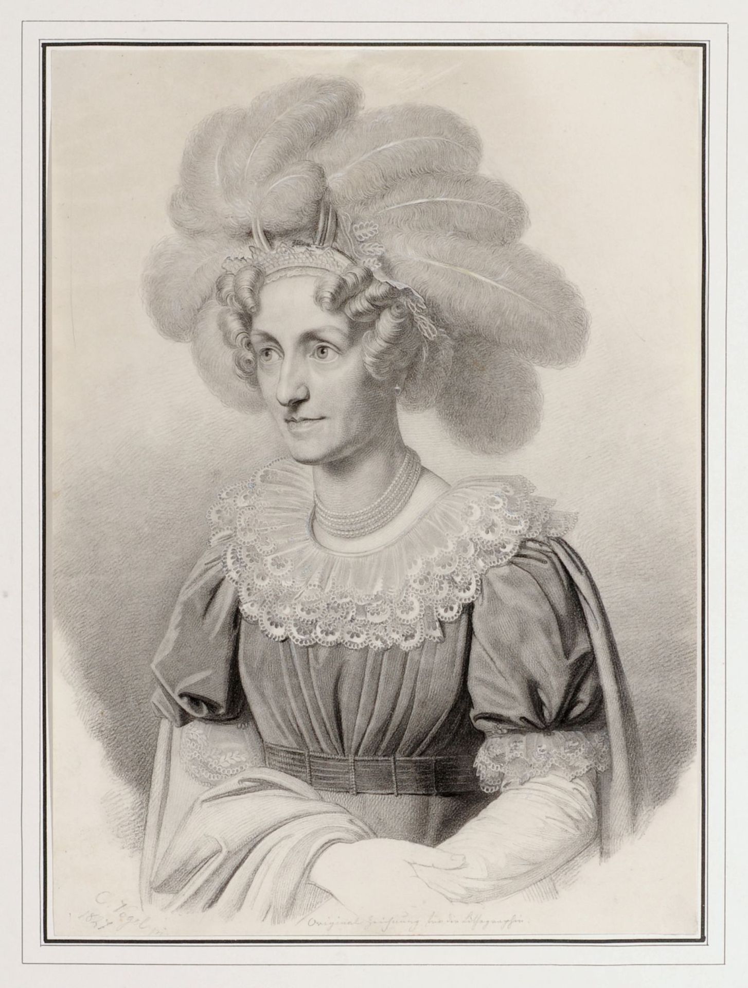 Carl Christian Vogel von Vogelstein, Drei Darstellungen von Maria Theresia, Königin von Sachsen.