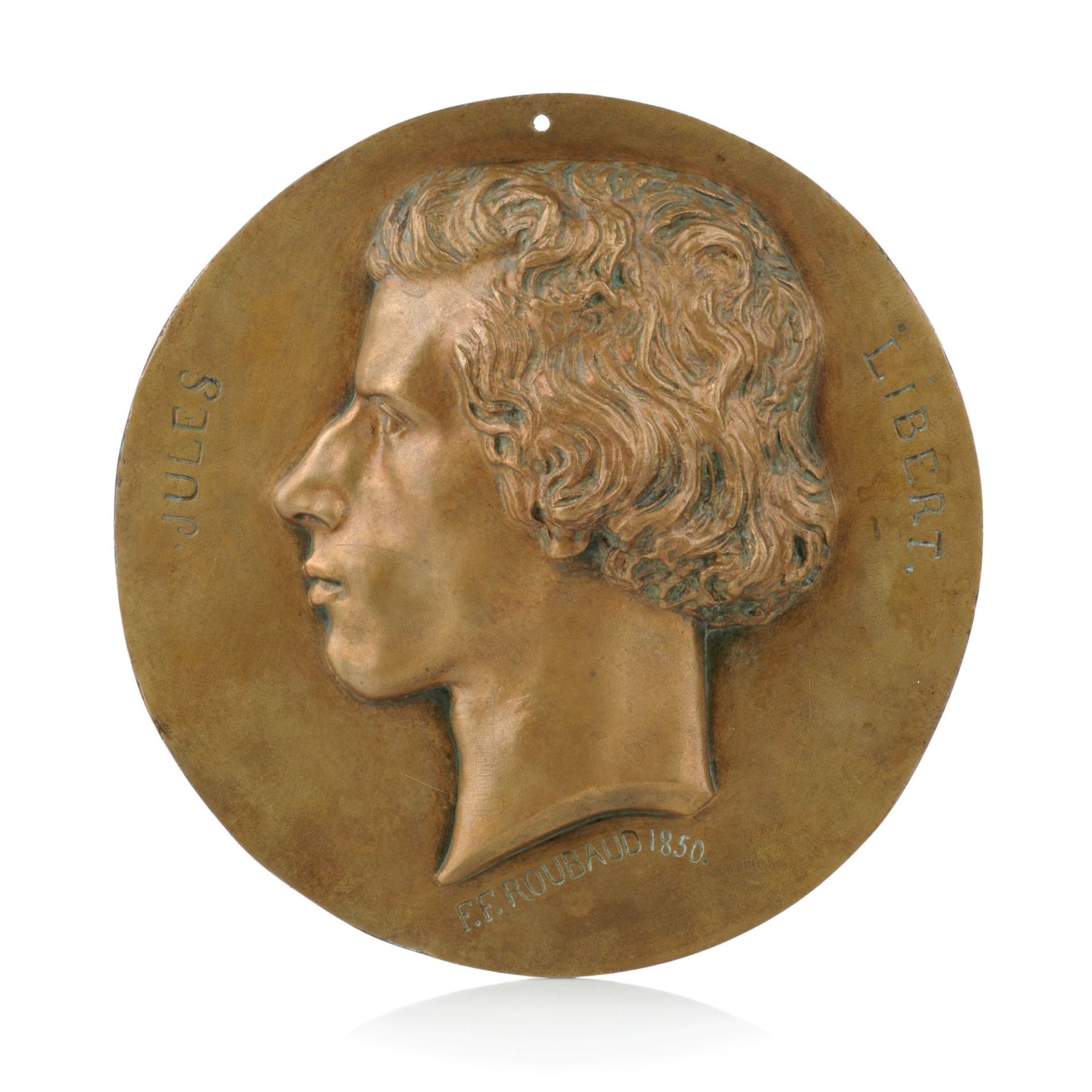 Félix François Roubaud, Relief-Plakette "Jules Liebert". 1850. Félix François Roubaud 1825