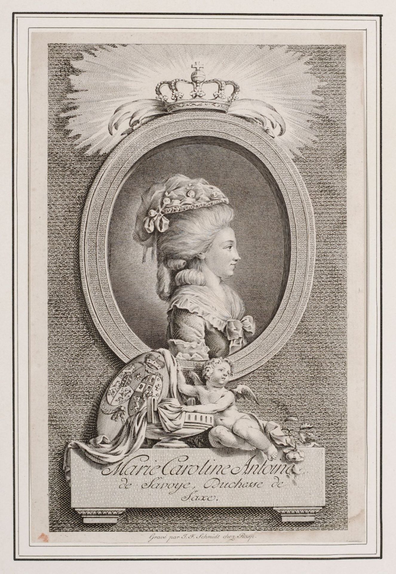 Verschiedene Stecher, Zehn Bildnisse von König Anton und seiner ersten Ehefrau. 19. Jh. Carl - Bild 2 aus 13