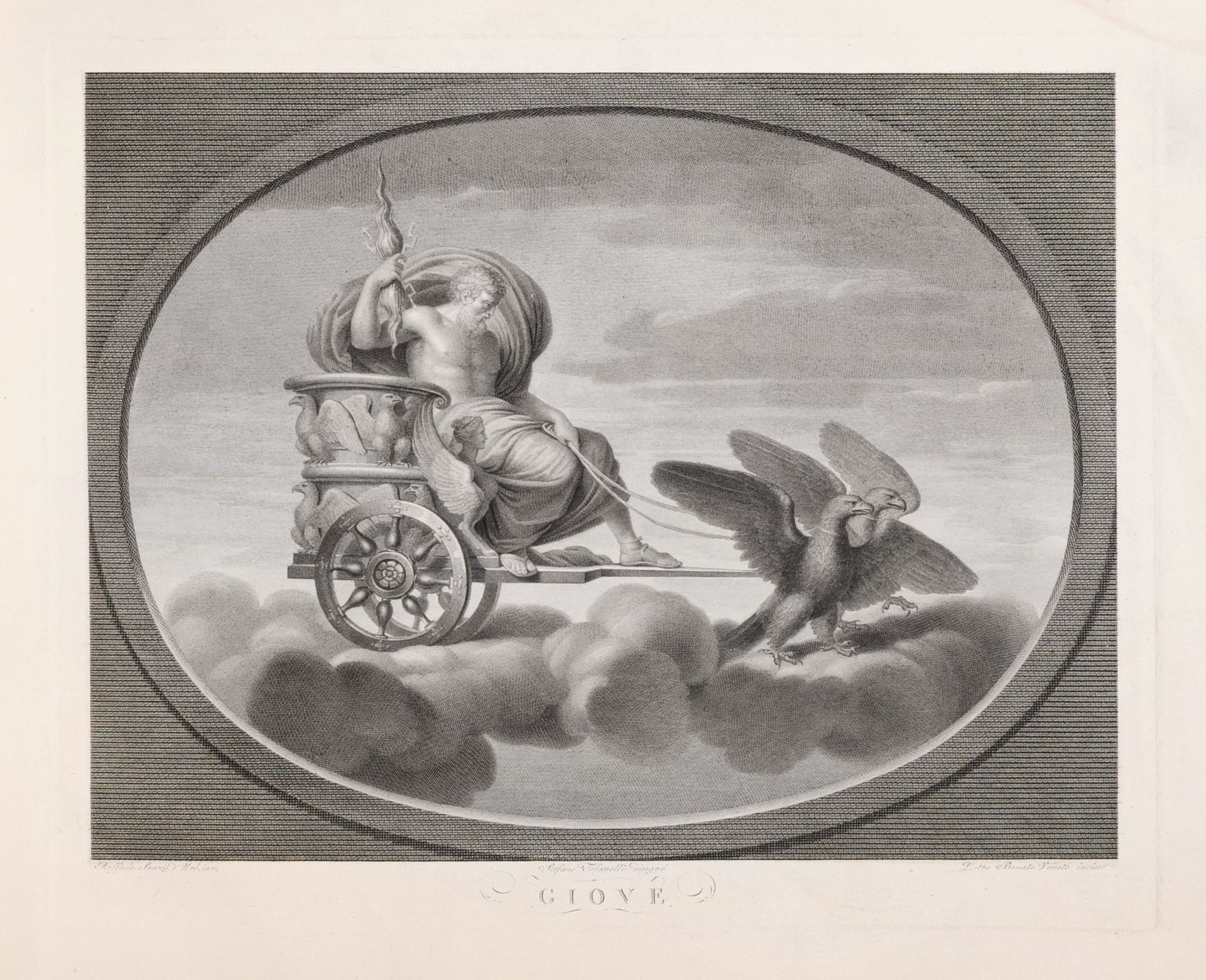 Stefano Tofanelli, Sieben Planetendarstellungen. Um 1800. Stefano Tofanelli 1752 Lucca  1812 - Bild 5 aus 7