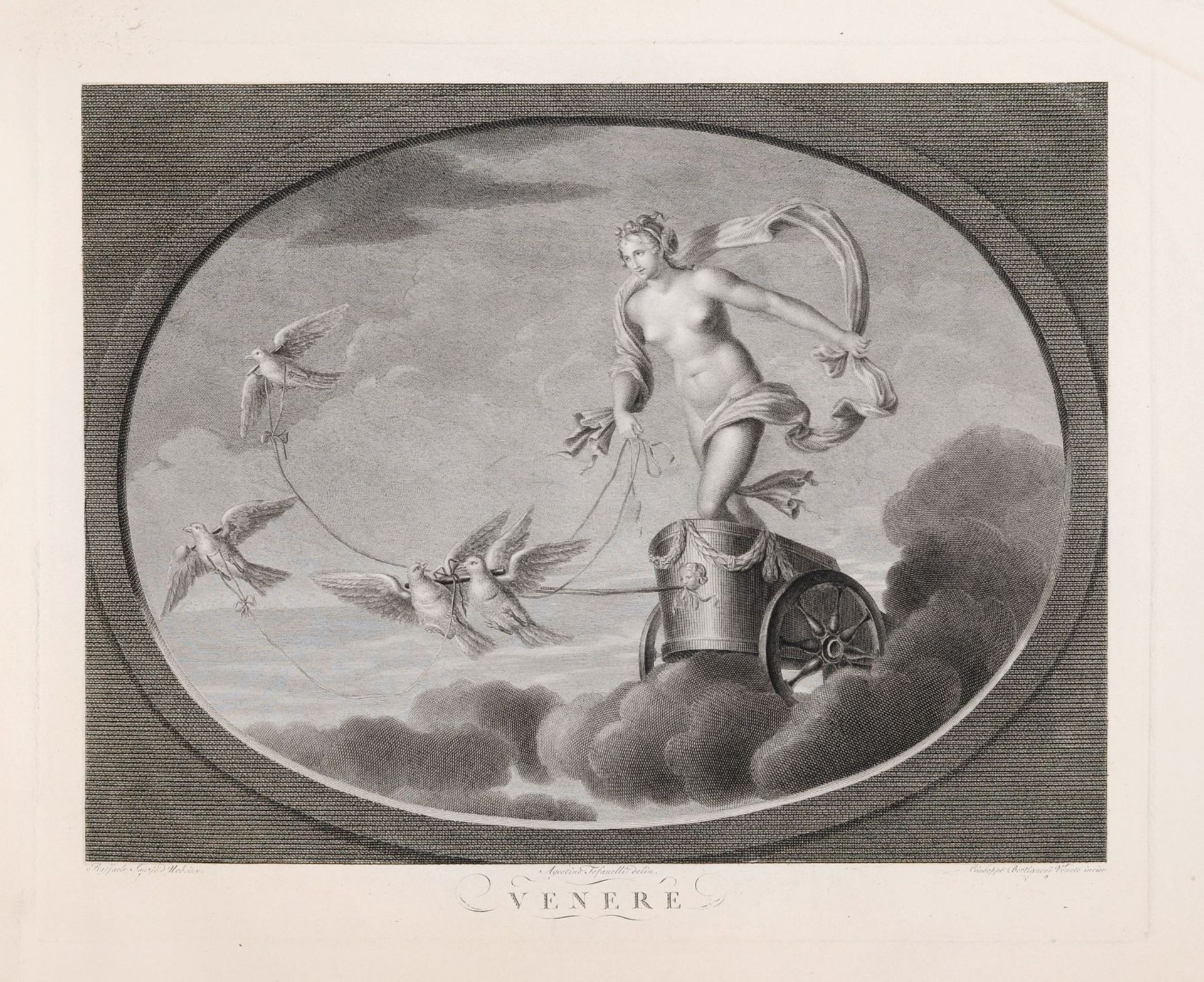 Stefano Tofanelli, Sieben Planetendarstellungen. Um 1800. Stefano Tofanelli 1752 Lucca  1812 - Bild 6 aus 7