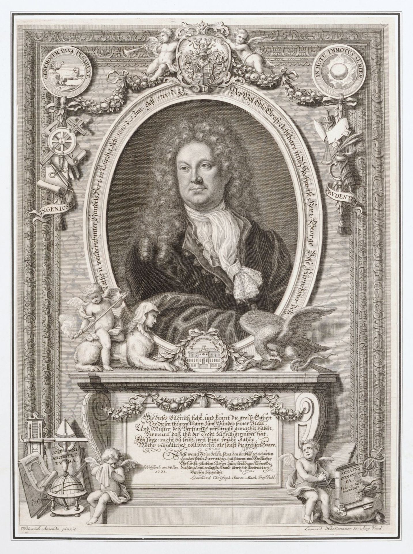 Leonhard Heckenauer, Drei Bildnisse Leipziger Kaufmänner. 2. H. 17. Jh. Leonhard Heckenauer 1655